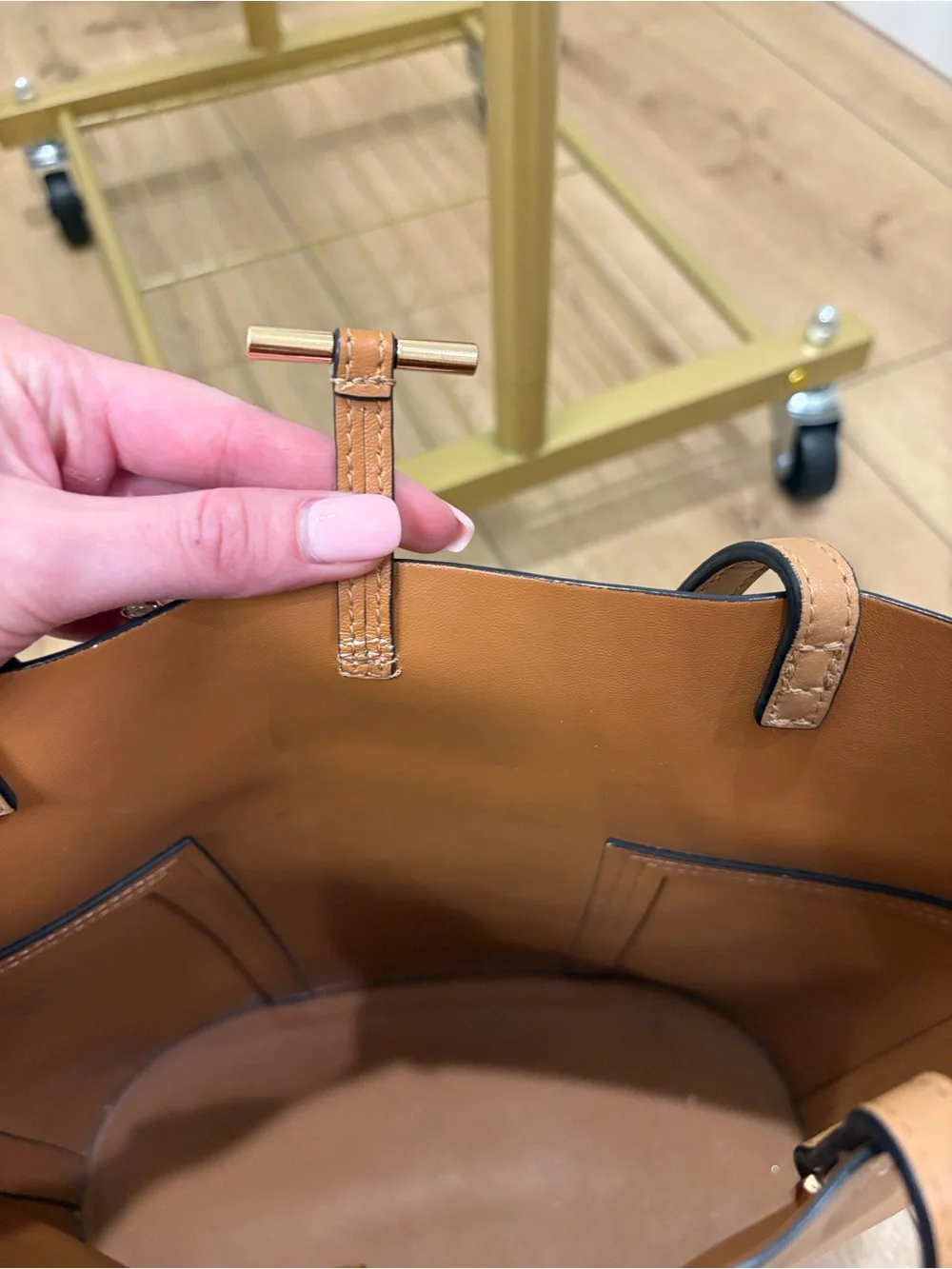 Camel Tory Burch Tote